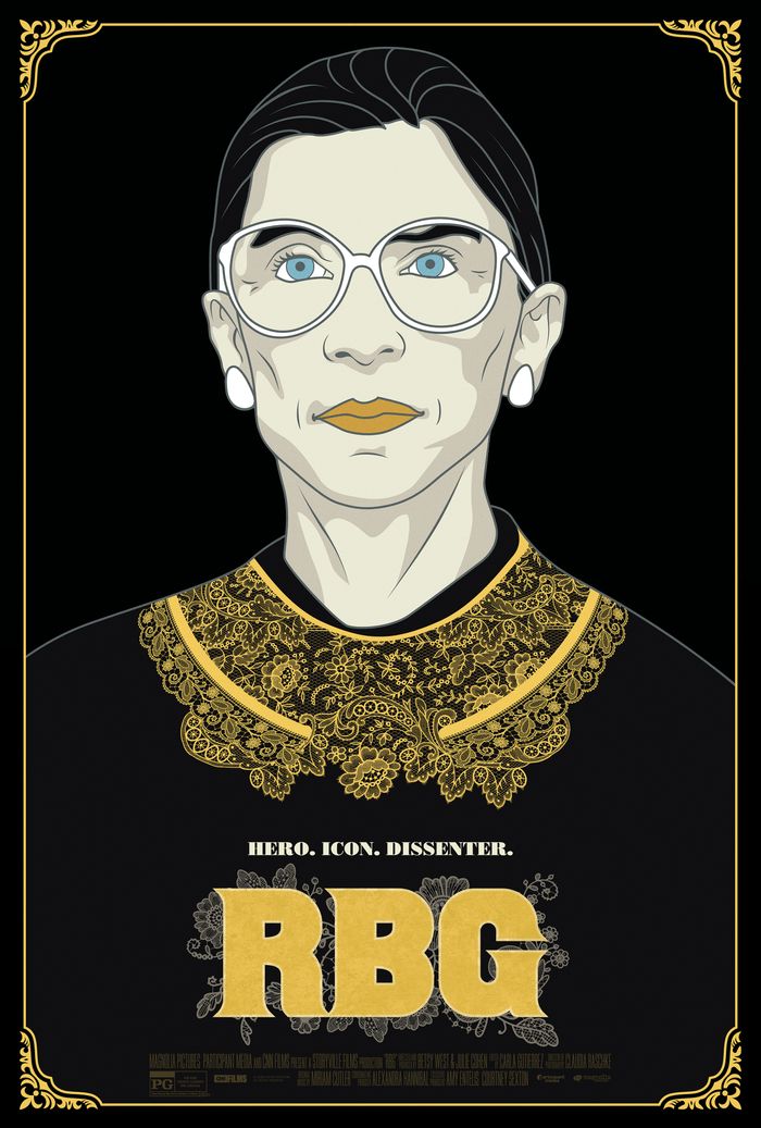 RBG movie poster by Magnolia Pictures