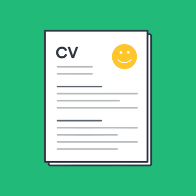 Academic CV illustration