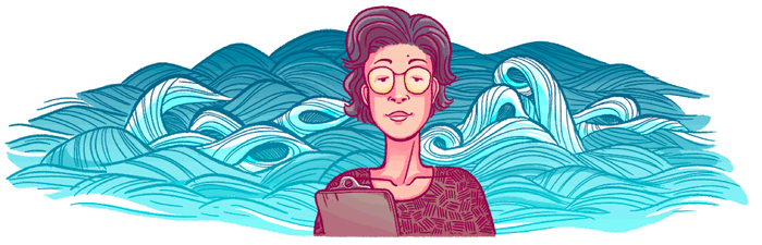 Google doodle of Katsuko Saruhashi