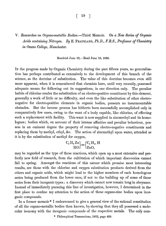 A Philosophical Transformations article from 1857
